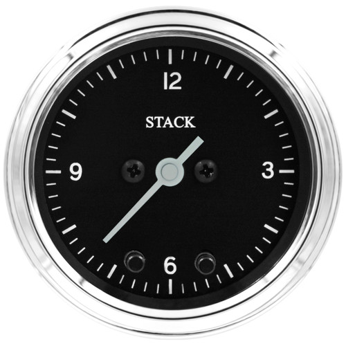 Autometer Stack Analog Clock Gauge - Classic - ST3317C