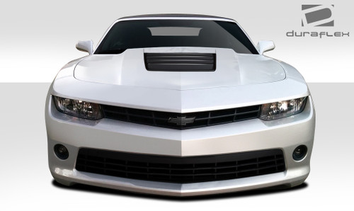 2010-2015 Chevrolet Camaro Duraflex GT Concept Hood - 1 Piece / Vehicle Year Make Model Trim - 2010-2015-Chevrolet Camaro ALL / Product Type - Hood / Style Name -GT Concept / Kit Material - FRP (Fiberglass Reinforced Plastics) / Notes - Note: Hood pins are required.