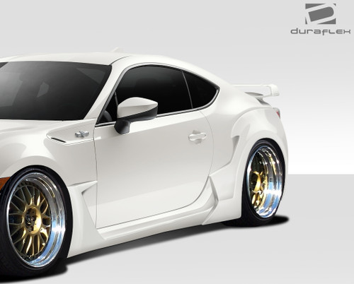 2013-2020 Scion FR-S Toyota 86 Subaru BRZ Duraflex W-1 Rear Fender Flares - 2 Piece (S) / Vehicle Year Make Model Trim - 2013-2020-Scion FRS ALL / Product Type - Fender Flare / Style Name -W-1 / Kit Material - FRP (Fiberglass Reinforced Plastics) / Notes - Note: All Overstock products are sold on a first come, first serve basis. Overstock products are sold as is, and all sales are final. Overstock products may not be returned or exchanged.