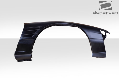 1989-1994 Nissan 240SX S13 Duraflex G-PR 30MM Front Fenders (+30mm) - 2 Piece / Vehicle Year Make Model Trim - 1989-1994-Nissan 240SX ALL / Product Type - Fender / Style Name -G-PR / Kit Material - FRP (Fiberglass Reinforced Plastics) / Notes - note: fenders are 30mm wider than OEM