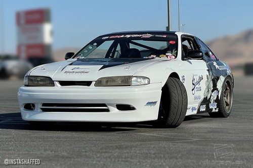 1995-1996 Nissan 240SX S14 Duraflex Supercool Front Bumper Cover - 1 Piece / Vehicle Year Make Model Trim - 1995-1996-Nissan 240SX ALL / Product Type - Front Bumper / Style Name -Supercool / Kit Material - FRP (Fiberglass Reinforced Plastics) / Notes -