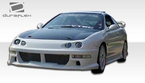 1994-1997 Acura Integra 4DR Duraflex Xtreme Body Kit - 4 Piece - Includes Xtreme Front Bumper Cover (101399) Bomber Rear Bumper Cover (101386) Bomber Side Skirts Rocker Panels (101387) / Vehicle Year Make Model Trim - 1994-1997-Acura Integra 4DR / Product Type - Kit / Style Name -Xtreme / Kit Material - FRP (Fiberglass Reinforced Plastics) / Notes -