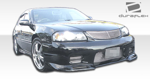 2000-2005 Chevrolet Impala Duraflex Skyline Body Kit - 4 Piece - Includes Skyline Front Bumper Cover (100007) Skyline Rear Lip Under Spoiler Air Dam (100008) Skyline Side Skirts Rocker Panels (100009) / Vehicle Year Make Model Trim - 2000-2005-Chevrolet Impala ALL / Product Type - Kit / Style Name -Skyline / Kit Material - FRP (Fiberglass Reinforced Plastics) / Notes -