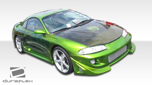 1995-1999 Mitsubishi Eclipse Eagle Talon Duraflex R34 Body Kit - 4 Piece - Includes R34 Front Bumper Cover (101877) Blits Rear Bumper Cover (101874) Blits Side Skirts Rocker Panels (101599) / Vehicle Year Make Model Trim - 1995-1999-Mitsubishi Eclipse ALL / Product Type - Kit / Style Name -R34 / Kit Material - FRP (Fiberglass Reinforced Plastics) / Notes -