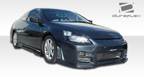 2003-2007 Honda Accord 2DR Duraflex R34 Body Kit - 4 Piece - Includes R34 Front Bumper Cover (100556) Evo 5 Rear Bumper Cover (100554) Evo 5 Side Skirts Rocker Panels (100555) / Vehicle Year Make Model Trim - 2003-2007-Honda Accord 2DR / Product Type - Kit / Style Name -R34 / Kit Material - FRP (Fiberglass Reinforced Plastics) / Notes -