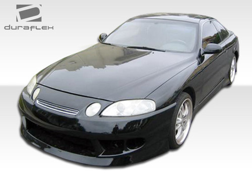 1992-2000 Lexus SC Series SC300 SC400 Duraflex V-Speed Body Kit - 4 Piece - Includes V-Speed Front Bumper Cover (101183) V-Speed Rear Lip Under Spoiler Air Dam (101184) V-Speed Side Skirts Rocker Panels (101185) / Vehicle Year Make Model Trim - 1992-2000-Lexus SC ALL / Product Type - Kit / Style Name -V-Speed / Kit Material - FRP (Fiberglass Reinforced Plastics) / Notes -