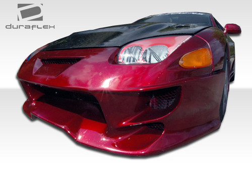 1994-1998 Mitsubishi 3000GT Duraflex Vader Body Kit - 4 Piece - Includes Vader Front Bumper Cover (101492) Bomber Rear Bumper Cover (101017) Bomber Side Skirts Rocker Panels (101018) / Vehicle Year Make Model Trim - 1994-1998-Mitsubishi 3000GT ALL / Product Type - Kit / Style Name -Vader / Kit Material - FRP (Fiberglass Reinforced Plastics) / Notes - Note: bumper requires the use of 94-98 3000GT bumper lights