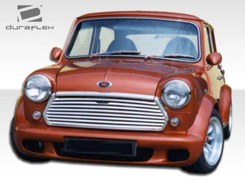 1959-2000 Mini Cooper Duraflex Type Z Wide Body Kit - 8 Piece - Includes Type Z Wide Body Front Bumper Cover (100686) Type Z Wide Body Rear Bumper Cover (100687) Type Z Wide Body Side Skirts Rocker Panels (100688) Type Z Wide Body Fender Flares - 8 Piece (100685) / Vehicle Year Make Model Trim - 1959-2000-MINI Cooper ALL / Product Type - Kit / Style Name -Type Z / Kit Material - FRP (Fiberglass Reinforced Plastics) / Notes -