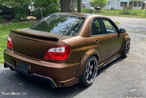 2004-2005 Subaru Impreza WRX 4DR Duraflex I-Spec Body Kit - 4 Piece - Includes I-Spec Front Bumper Cover (103311) I-Spec Rear Bumper Cover (103310) I-Spec Side Skirts Rocker Panels (103291) / Vehicle Year Make Model Trim - 2004-2005-Subaru Impreza 4DR / Product Type - Kit / Style Name -I-Spec / Kit Material - FRP (Fiberglass Reinforced Plastics) / Notes -
