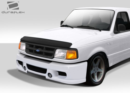 1993-1997 Ford Ranger Duraflex BT-1 Front Bumper Cover - 1 Piece / Vehicle Year Make Model Trim - 1993-1997-Ford Ranger ALL / Product Type - Front Bumper / Style Name -BT-1 / Kit Material - FRP (Fiberglass Reinforced Plastics) / Notes -
