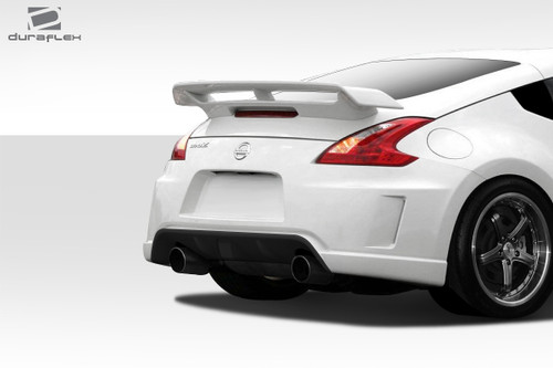 2009-2020 Nissan 370Z Z34 Duraflex N-4 Rear Bumper Cover - 1 Piece / Vehicle Year Make Model Trim - 2009-2020-Nissan 370Z ALL / Product Type - Rear Bumper / Style Name -N-4 / Kit Material - FRP (Fiberglass Reinforced Plastics) / Notes -