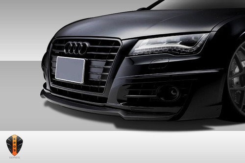 2012-2015 Audi A7 C7 Eros Version 1 Front Lip Under Air Dam Spoiler - 1 Piece / Vehicle Year Make Model Trim - 2012-2015-Audi A7 ALL / Product Type - Front Lip/Add On / Style Name -Eros Version 1 / Kit Material - FRP (Fiberglass Reinforced Plastics) / Notes - will not fit models equiped with Prestige or S-Line Packages