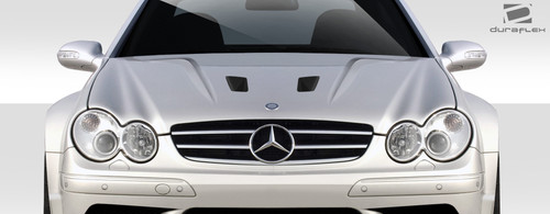 2003-2009 Mercedes CLK W209 Duraflex Black Series Look Hood - 1 Piece (S) / Vehicle Year Make Model Trim - 2003-2009-Mercedes CLK ALL / Product Type - Hood / Style Name -Black Series Look / Kit Material - FRP (Fiberglass Reinforced Plastics) / Notes - Note: Hood pins are required.