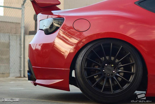 2013-2020 Scion FR-S Toyota 86 Subaru BRZ Duraflex Modellista Look Rear Add Ons Spat Extensions - 2 Piece / Vehicle Year Make Model Trim - 2013-2020-Scion FRS ALL / Product Type - Rear Lip/Add On / Style Name -Modellista Look / Kit Material - FRP (Fiberglass Reinforced Plastics) / Notes -