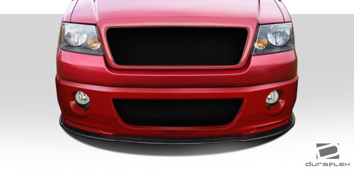 2004-2008 Ford F-150 Duraflex Super Snake Look Front Lip Under Air Dam Spoiler - 1 Piece / Vehicle Year Make Model Trim - 2004-2008-Ford F150 ALL / Product Type - Front Lip/Add On / Style Name -Super Snake / Kit Material - FRP (Fiberglass Reinforced Plastics) / Notes -