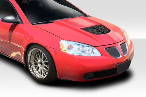 2005-2010 Pontiac G6 Duraflex Stingray Z Hood- 1 Piece (S) / Vehicle Year Make Model Trim - 2005-2010-Pontiac G6 ALL / Product Type - Hood / Style Name -Stingray Z / Kit Material - FRP (Fiberglass Reinforced Plastics) / Notes - Note: Hood pins are required.