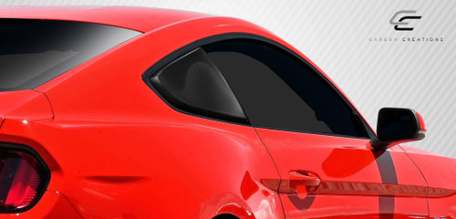 2015-2023 Ford Mustang Carbon Creations R-Spec Window Scoop - 2 Piece (S) / Vehicle Year Make Model Trim - 2015-2023-Ford Mustang ALL / Product Type - Scoop / Style Name -R-Spec / Kit Material - Carbon Fiber / Notes - Note: All Overstock products are sold on a first come, first serve basis. Overstock products are sold as is, and all sales are final. Overstock products may not be returned or exchanged.
