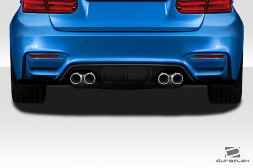 2012-2018 BMW 3 Series F30 Duraflex M3 Look Rear Diffuser ( must be used with M3 look rear bumper) - 1 Piece / Vehicle Year Make Model Trim - 2012-2018-BMW 3 Series ALL / Product Type - Rear Lip/Add On / Style Name -M3 Look / Kit Material - FRP (Fiberglass Reinforced Plastics) / Notes -