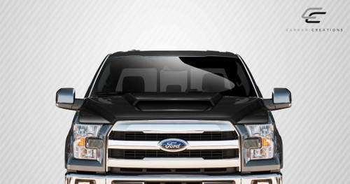 2015-2020 Ford F-150 Carbon Creations Grid Hood - 1 Piece / Vehicle Year Make Model Trim - 2015-2020-Ford F150 ALL / Product Type - Hood / Style Name -Grid / Kit Material - Carbon Fiber / Notes - Note: Hood pins are required.