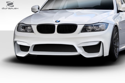 2006-2008 BMW 3 Series E90 4DR Duraflex M4 Look Front Bumper - 1 -piece / Vehicle Year Make Model Trim - 2006-2008-BMW 3 Series 4DR / Product Type - Front Bumper / Style Name -M4 Look / Kit Material - FRP (Fiberglass Reinforced Plastics) / Notes -