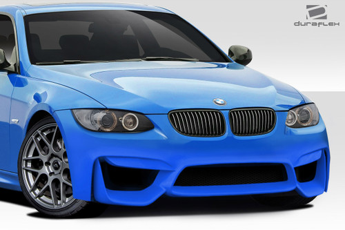 2007-2010 BMW 3 Series E92 2dr Duraflex M4 Look Front Bumper - 1-piece / Vehicle Year Make Model Trim - 2007-2010-BMW 3 Series 2DR / Product Type - Front Bumper / Style Name -M4 Look / Kit Material - FRP (Fiberglass Reinforced Plastics) / Notes -