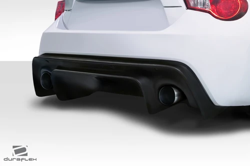 2013-2020 Scion FR-S Toyota 86 Subaru BRZ Duraflex GT500 V2 Rear Diffuser - 1 Piece / Vehicle Year Make Model Trim - 2013-2020-Scion FRS ALL / Product Type - Rear Lip/Add On / Style Name -GT500 V2 / Kit Material - FRP (Fiberglass Reinforced Plastics) / Notes -