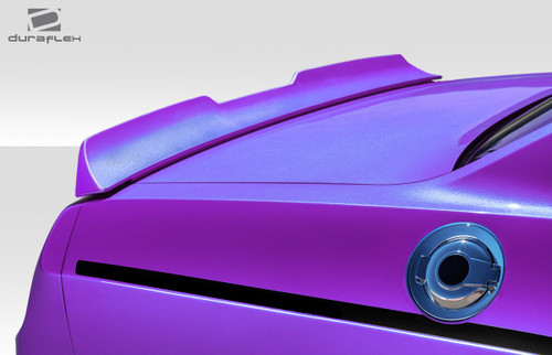 2008-2023 Dodge Challenger Duraflex Speedway Rear Wing Spoiler - 1 Piece (S) / Vehicle Year Make Model Trim - 2008-2023-Dodge Challenger ALL / Product Type - Wing / Style Name -Speedway / Kit Material - FRP (Fiberglass Reinforced Plastics) / Notes -