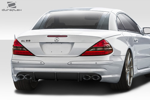 2003-2006 Mercedes SL55 R230 Duraflex L Sport Rear Diffuser - 1 Piece / Vehicle Year Make Model Trim - 2003-2006-Mercedes SL - Mercedes ALL / Product Type - Rear Lip/Add On / Style Name -L Sport / Kit Material - FRP (Fiberglass Reinforced Plastics) / Notes - Will only Fit AMG Rear Bumper