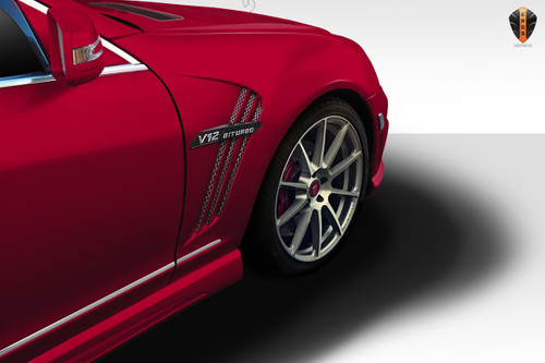 2007-2013 Mercedes S Class W221 Eros Version 2 Fenders - 2 Piece / Vehicle Year Make Model Trim - 2007-2013-Mercedes S Class ALL / Product Type - Fender / Style Name -Eros Version 2 / Kit Material - FRP (Fiberglass Reinforced Plastics) / Notes -