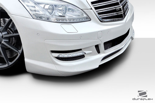 2010-2013 Mercedes S Class W221 Duraflex LR-S Front Bumper - 1 Piece / Vehicle Year Make Model Trim - 2010-2013-Mercedes S Class ALL / Product Type - Front Bumper / Style Name -LR-S / Kit Material - FRP (Fiberglass Reinforced Plastics) / Notes -