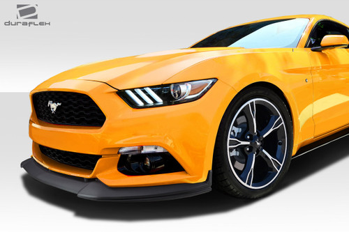 2015-2017 Ford Mustang Duraflex CVX Front Lip Spoiler - 1 Piece / Vehicle Year Make Model Trim - 2015-2017-Ford Mustang ALL / Product Type - Front Lip/Add On / Style Name -CVX / Kit Material - FRP (Fiberglass Reinforced Plastics) / Notes -