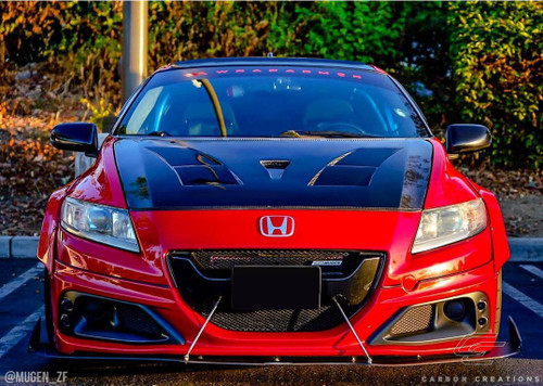 2011-2016 Honda CR-Z Carbon Creations DriTech AM-S Hood - 1 Piece / Vehicle Year Make Model Trim - 2011-2016-Honda CR-Z ALL / Product Type - Hood / Style Name -AM-S / Kit Material - Carbon Fiber / Notes - Note: Hood pins are required.
