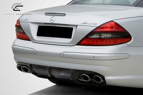 2003-2006 Mercedes SL55 R230 Carbon Creations L Sport Rear Diffuser - 1 Piece (S) / Vehicle Year Make Model Trim - 2003-2006-Mercedes SL - Mercedes ALL / Product Type - Rear Lip/Add On / Style Name -L Sport / Kit Material - Carbon Fiber / Notes -