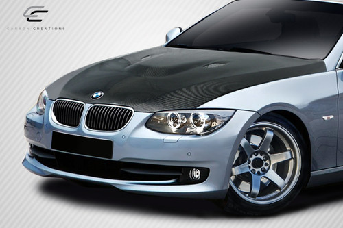 2011-2013 BMW 3 Series E92 2dr E93 Convertible Carbon Creations M3 Look Hood - 1 Piece / Vehicle Year Make Model Trim - 2011-2013-BMW 3 Series 2DR / Product Type - Hood / Style Name -M3 Look / Kit Material - Carbon Fiber / Notes - Note: Hood pins are required.