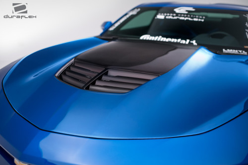 2016-2023 Chevrolet Camaro Duraflex Grid Hood - 1 Piece / Vehicle Year Make Model Trim - 2016-2023-Chevrolet Camaro ALL / Product Type - Hood / Style Name -Grid / Kit Material - FRP (Fiberglass Reinforced Plastics) / Notes - Note: Hood pins are required. Not designed for ZL1.