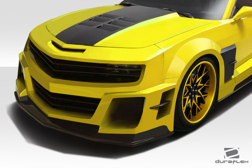 2010-2013 Chevrolet Camaro Duraflex CCG Wide Body Front Bumper - 1 Piece / Vehicle Year Make Model Trim - 2010-2013-Chevrolet Camaro ALL / Product Type - Front Bumper / Style Name -CCG / Kit Material - FRP (Fiberglass Reinforced Plastics) / Notes - Note: Must be used in conjunction with entire CCG Wide Body Kit