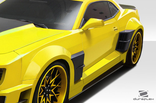 2010-2013 Chevrolet Camaro Duraflex CCG Wide Body Rear Fender Vents - 2 Piece (S) / Vehicle Year Make Model Trim - 2010-2013-Chevrolet Camaro ALL / Product Type - Scoop / Style Name -CCG / Kit Material - FRP (Fiberglass Reinforced Plastics) / Notes - Note: Must be used in conjunction with entire CCG Wide Body kit