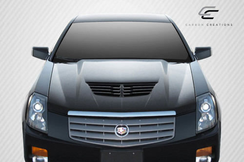 2003-2007 Cadillac CTS Carbon Creations DriTech Stingray Z Hood- 1 Piece / Vehicle Year Make Model Trim - 2003-2007-Cadillac CTS ALL / Product Type - Hood / Style Name -Stingray Z / Kit Material - Carbon Fiber / Notes - Note: Hood pins are required.