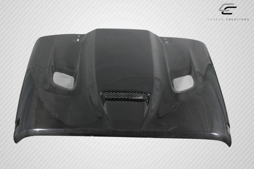 2007-2018 Jeep Wrangler Carbon Creations DriTech Hellcat Look Hood - 1 Piece / Vehicle Year Make Model Trim - 2007-2018-Jeep Wrangler ALL / Product Type - Hood / Style Name -Hellcat Look / Kit Material - Carbon Fiber / Notes - Note: Hood pins are required.