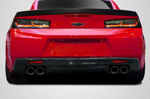 2016-2018 Chevrolet Camaro V8 Carbon Creations GMX Body Kit - 4 Piece - Includes GM-X Front Lip (113083) GM-X Side Skirts (113052) GM-X Rear Diffuser (113051) / Vehicle Year Make Model Trim - 2016-2018-Chevrolet Camaro ALL / Product Type - Kit / Style Name -GMX / Kit Material - Carbon Fiber / Notes -