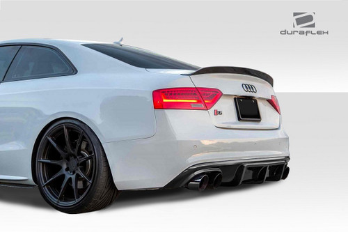 2013-2017 Audi S5 B8 Duraflex SM-G Rear Diffuser - 1 Piece / Vehicle Year Make Model Trim - 2013-2017-Audi S5 ALL / Product Type - Rear Lip/Add On / Style Name -SM-G / Kit Material - FRP (Fiberglass Reinforced Plastics) / Notes -