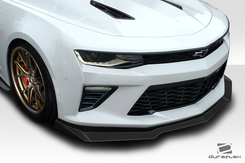 2016-2018 Chevrolet Camaro V8 Duraflex Arsenal Front Lip Spoiler - 3 Piece / Vehicle Year Make Model Trim - 2016-2018-Chevrolet Camaro ALL / Product Type - Front Lip/Add On / Style Name -Arsenal / Kit Material - FRP (Fiberglass Reinforced Plastics) / Notes -