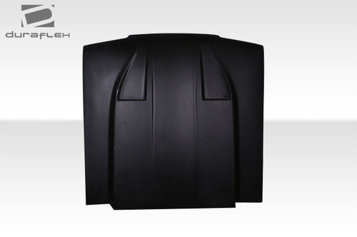 1983-1986 Ford Mustang Duraflex STM Hood - 1 Piece / Vehicle Year Make Model Trim - 1983-1986-Ford Mustang ALL / Product Type - Hood / Style Name -STM / Kit Material - FRP (Fiberglass Reinforced Plastics) / Notes - Note: Hood pins are required.