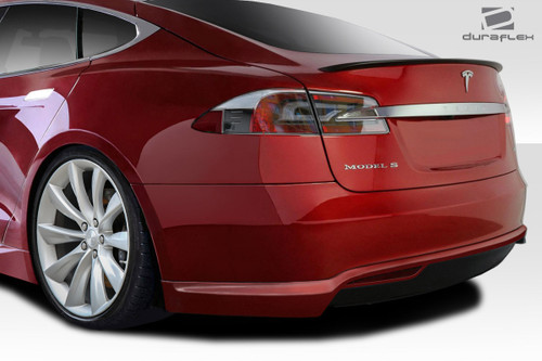 2012-2016 Tesla Model S Duraflex UTech Rear Diffuser - 1 Piece / Vehicle Year Make Model Trim - 2012-2016-Tesla Model S ALL / Product Type - Rear Lip/Add On / Style Name -Utech / Kit Material - FRP (Fiberglass Reinforced Plastics) / Notes -
