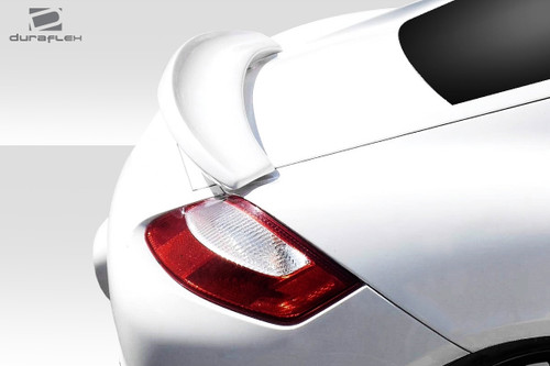 2006-2010 Porsche Cayman Duraflex CS Wing Spoiler - 1 Piece / Vehicle Year Make Model Trim - 2006-2010-Porsche Cayman ALL / Product Type - Wing / Style Name -CS / Kit Material - FRP (Fiberglass Reinforced Plastics) / Notes -