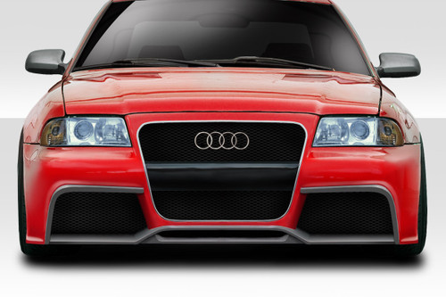 1996-2001 Audi A4 S4 B5 4DR Duraflex Version 1 Body Kit - 4 Piece - Includes Version 1 Front Bumper (113669) Version 1 Rear Bumper (113670) Version 1 Side Skirts (113671) / Vehicle Year Make Model Trim - 1996-2001-Audi A4 4DR / Product Type - Kit / Style Name -Version 1 / Kit Material - FRP (Fiberglass Reinforced Plastics) / Notes -