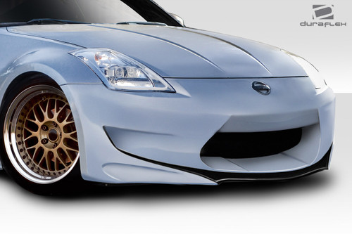 2003-2008 Nissan 350Z Z33 Couture Polyurethane AM-S GT Front Bumper - 1 Piece / Vehicle Year Make Model Trim - 2003-2008-Nissan 350Z ALL / Product Type - Front Bumper / Style Name -AM-S / Kit Material - Polyurethane / Notes -