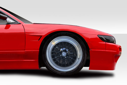 1989-1994 Nissan Silvia S13 2dr Duraflex RBS Wide Body Kit - 9 Piece - Includes RBS V1 Front Bumper (113864) RBS V1 Side Skirts (113865) RBS V1 Rear Bumper (113866) RBS V1 Front Fenders (113867) RBS V1 Rear Fenders (113868) RBS Wing Spoiler (112058) / Vehicle Year Make Model Trim - 1989-1994-Nissan S13 Silvia 2DR / Product Type - Kit / Style Name -RBS V1 / Kit Material - FRP (Fiberglass Reinforced Plastics) / Notes -