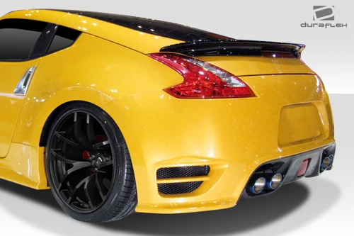 2009-2020 Nissan 370Z Z34 Duraflex Z1 Extreme Rear Bumper - 1 Piece / Vehicle Year Make Model Trim - 2009-2020-Nissan 370Z ALL / Product Type - Rear Bumper / Style Name -Z1 Extreme / Kit Material - FRP (Fiberglass Reinforced Plastics) / Notes -