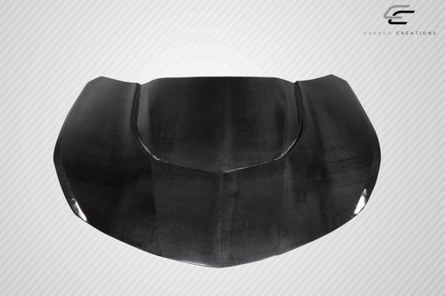 2016-2023 Chevrolet Camaro Carbon Creations ZL1 Look Hood - 1 Piece / Vehicle Year Make Model Trim - 2016-2023-Chevrolet Camaro ALL / Product Type - Hood / Style Name -ZL1 / Kit Material - Carbon Fiber / Notes - Note: Hood pins are required. Not designed for ZL1.